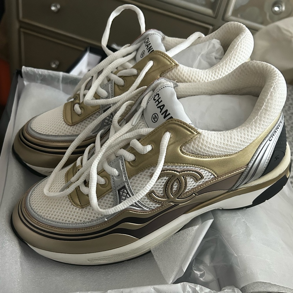 Chanel runner sneakers